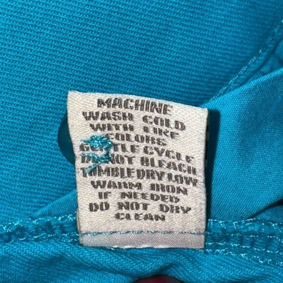 🆕 MARGARITAVILLE Bermuda turquoise stretch twill cotton shorts size 8 NWOT - Picture 8 of 13